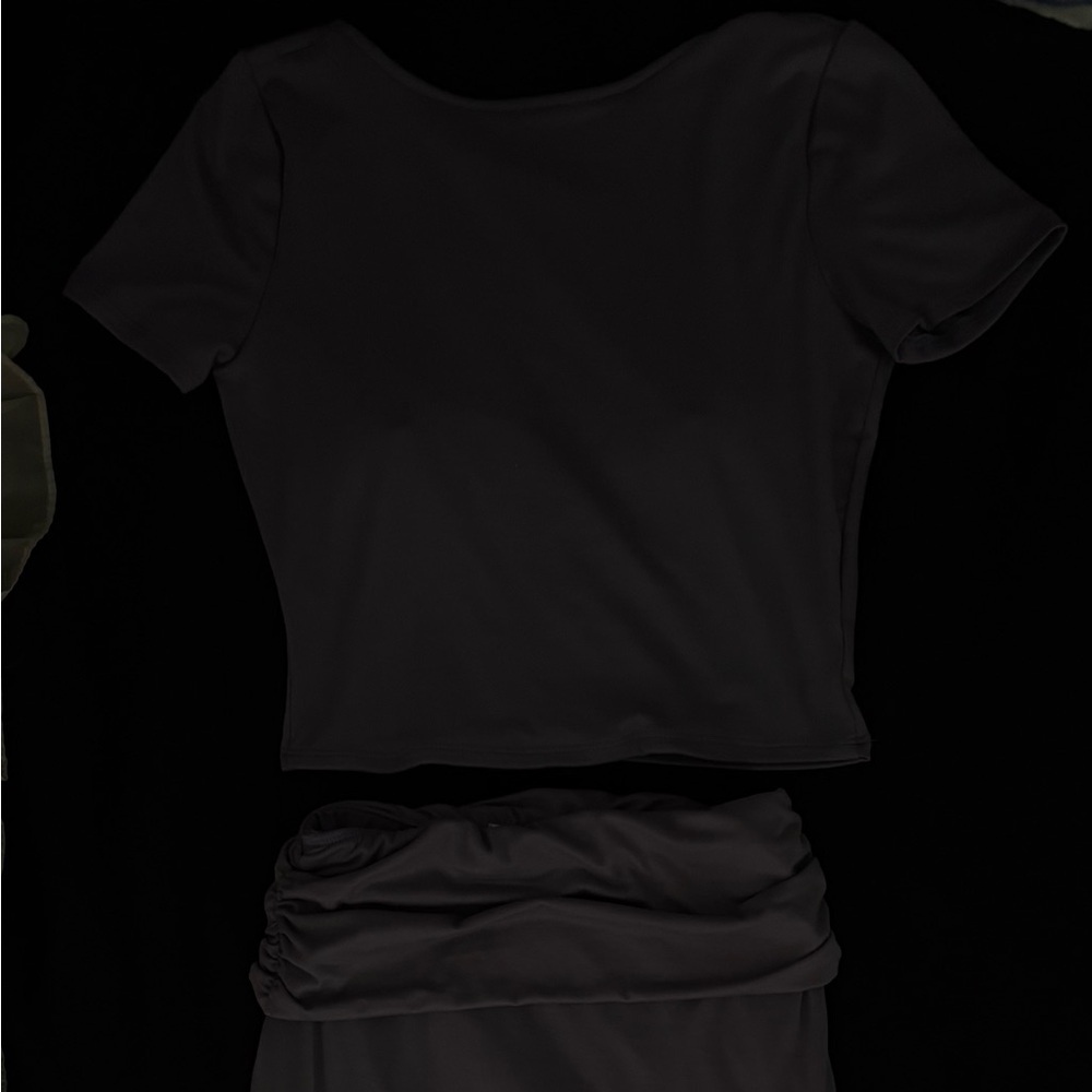 Fashion Nova Purple Skirt Set